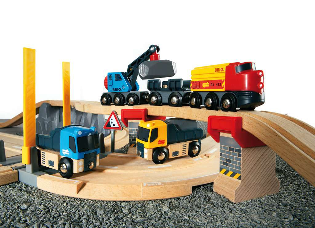Brio Strassen und Schienen Steinverlade Set 33.210 - Bild 4