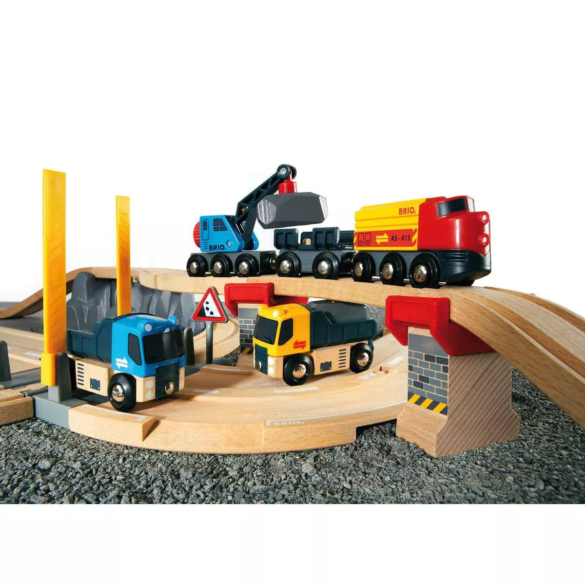 Brio Strassen und Schienen Steinverlade Set 33.210 - Bild 5