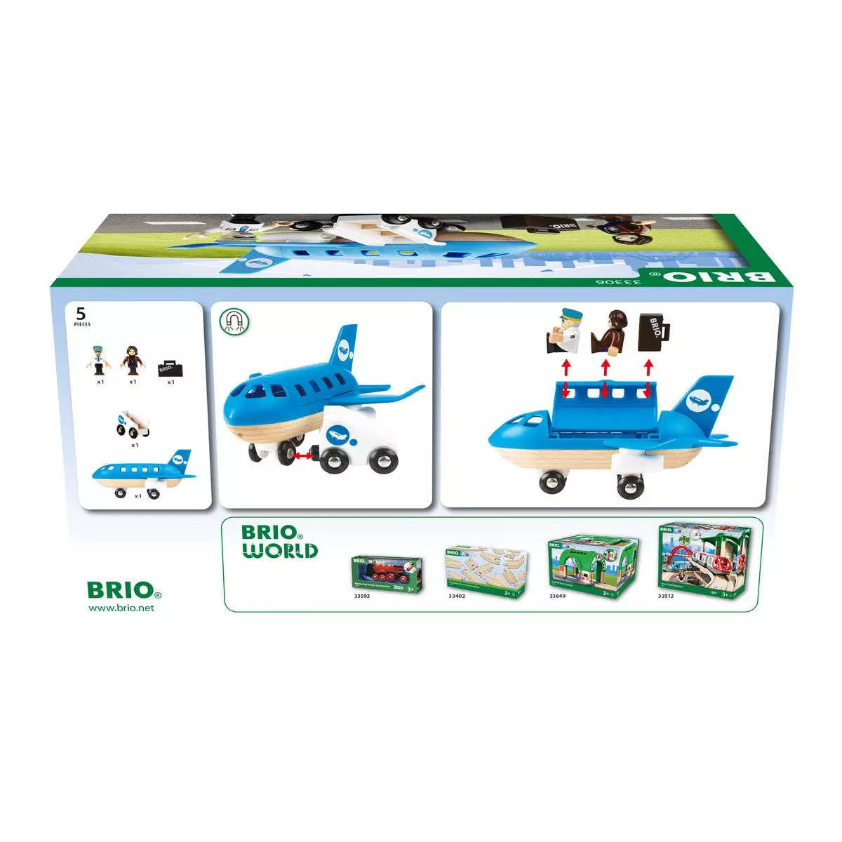 Brio Blaues Flugzeug 33306 - Bild 3