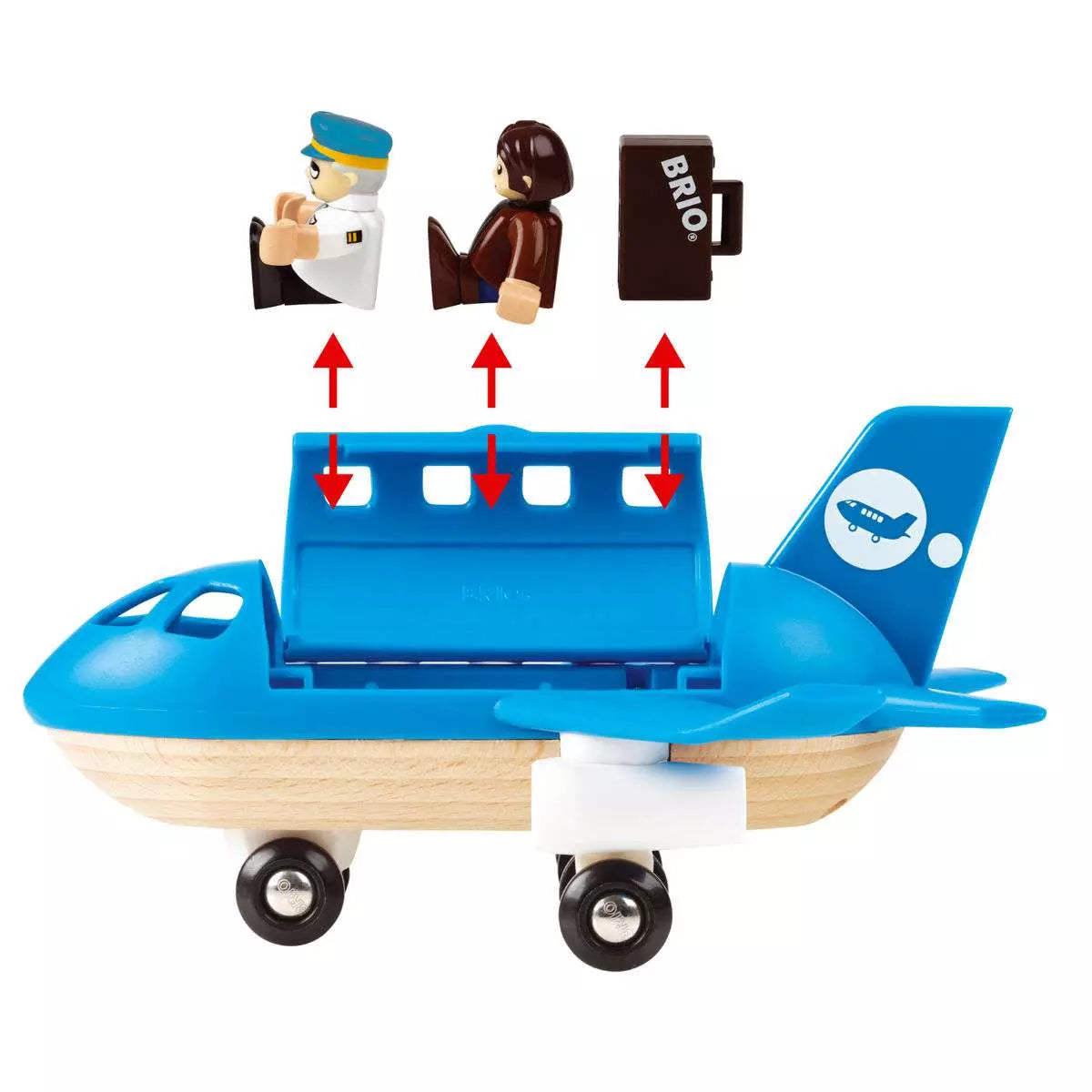 Brio Blaues Flugzeug 33306 - Bild 5