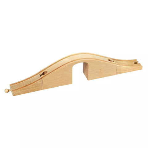 BRIO Unterführung 33351 aus Holz mit ansteigenden Schienen