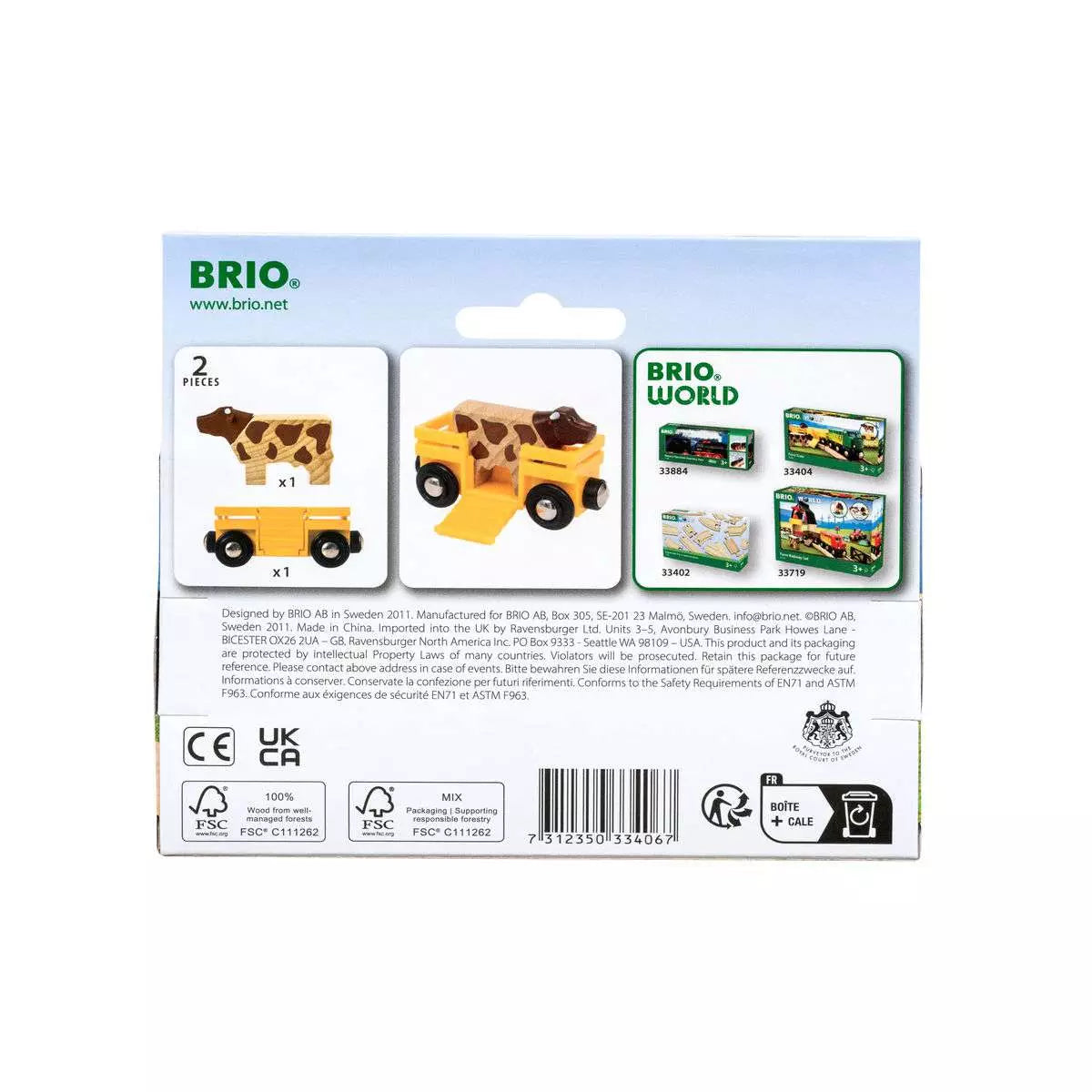 Brio Tierwagen mit Kuh 33406 - Bild 4