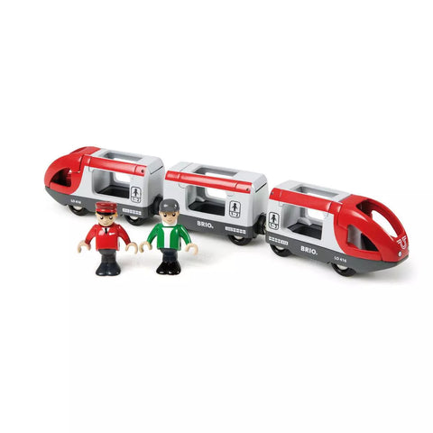 BRIO Roter Reisezug 33505 mit Lokführer und Fahrgast