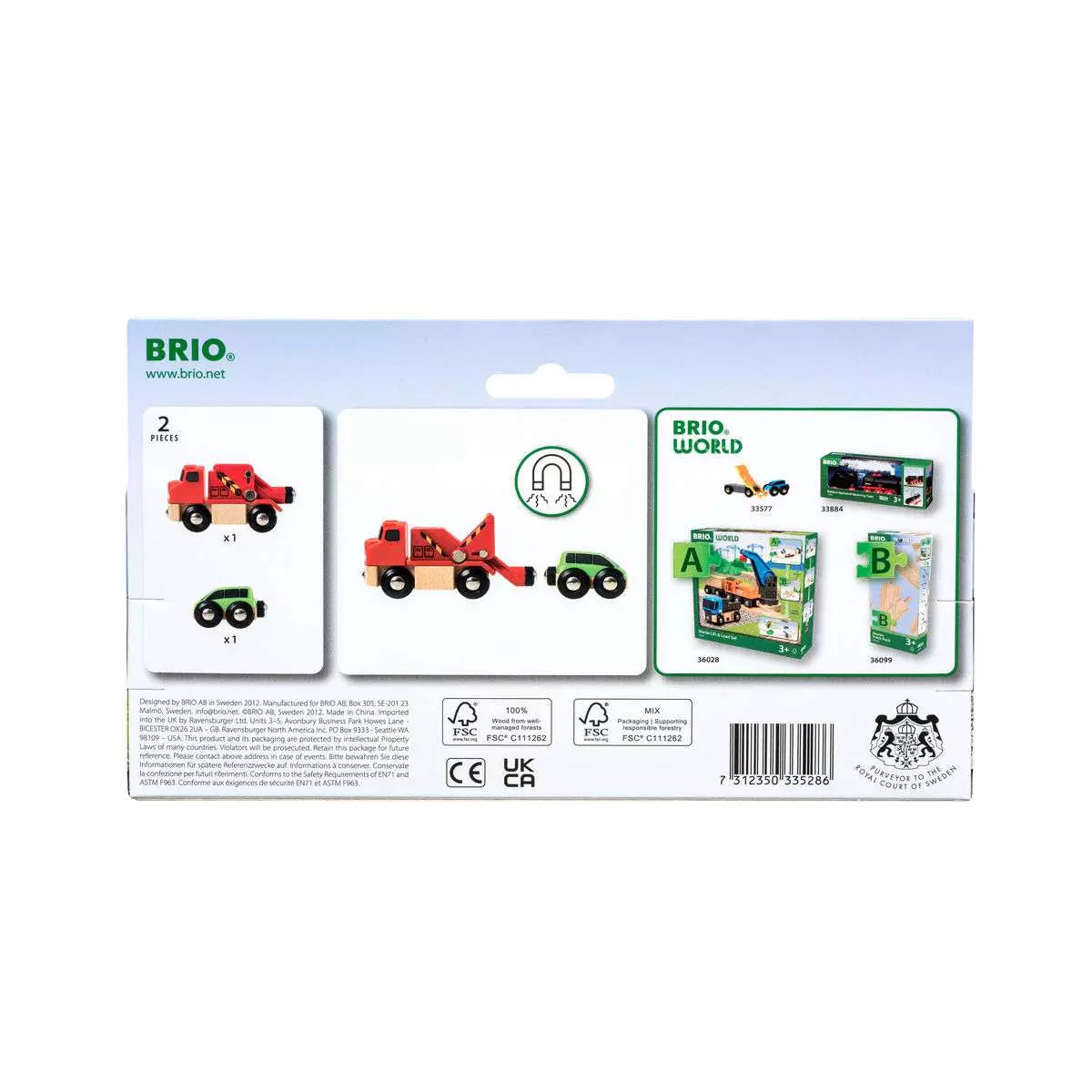 Brio Abschleppwagen mit Auto 33528 - Bild 3
