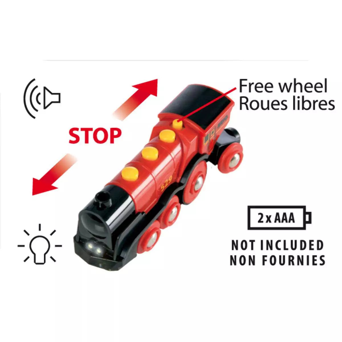 Brio Batterielok Rote Lola 33592 - Bild 6