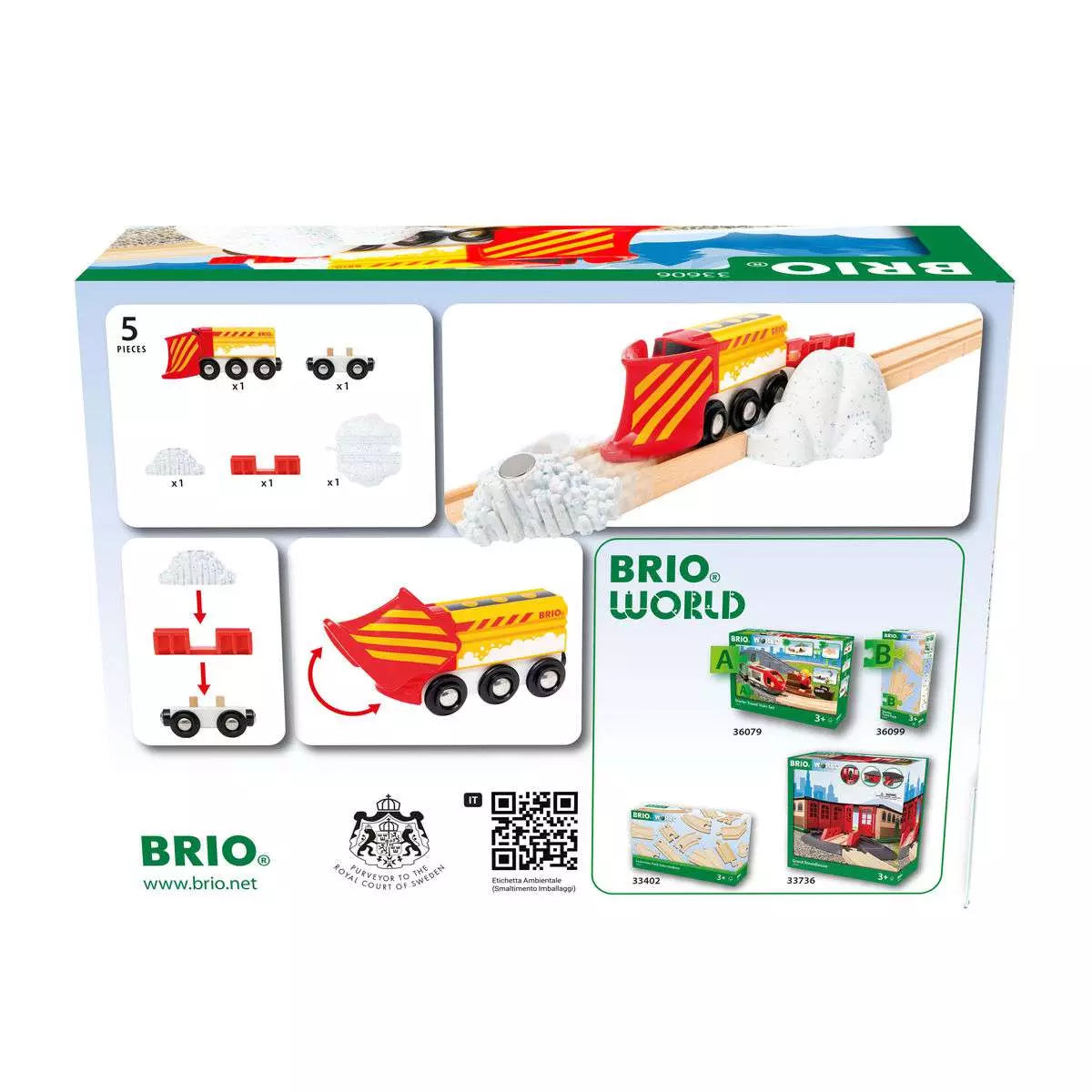 Brio Snow Plow Train 33606 - Bild 3