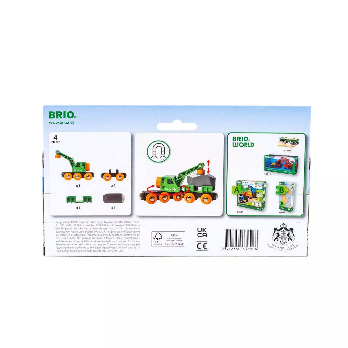 Brio grüner Kranwagen 33698 - Bild 5