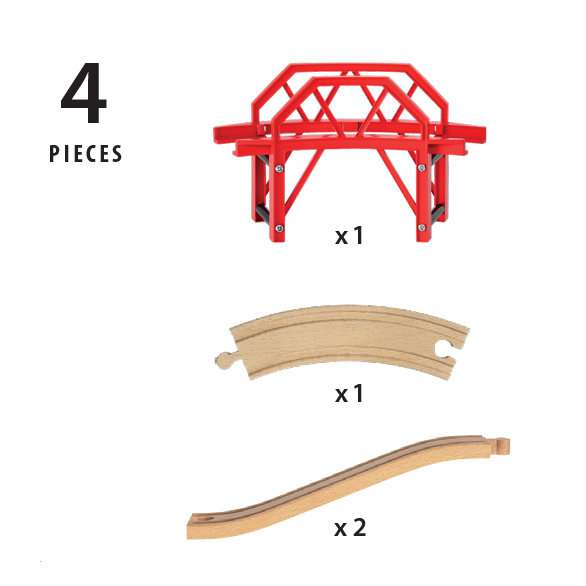 Brio Bahnbrücke mit Auffahrten 33699 - Bild 3