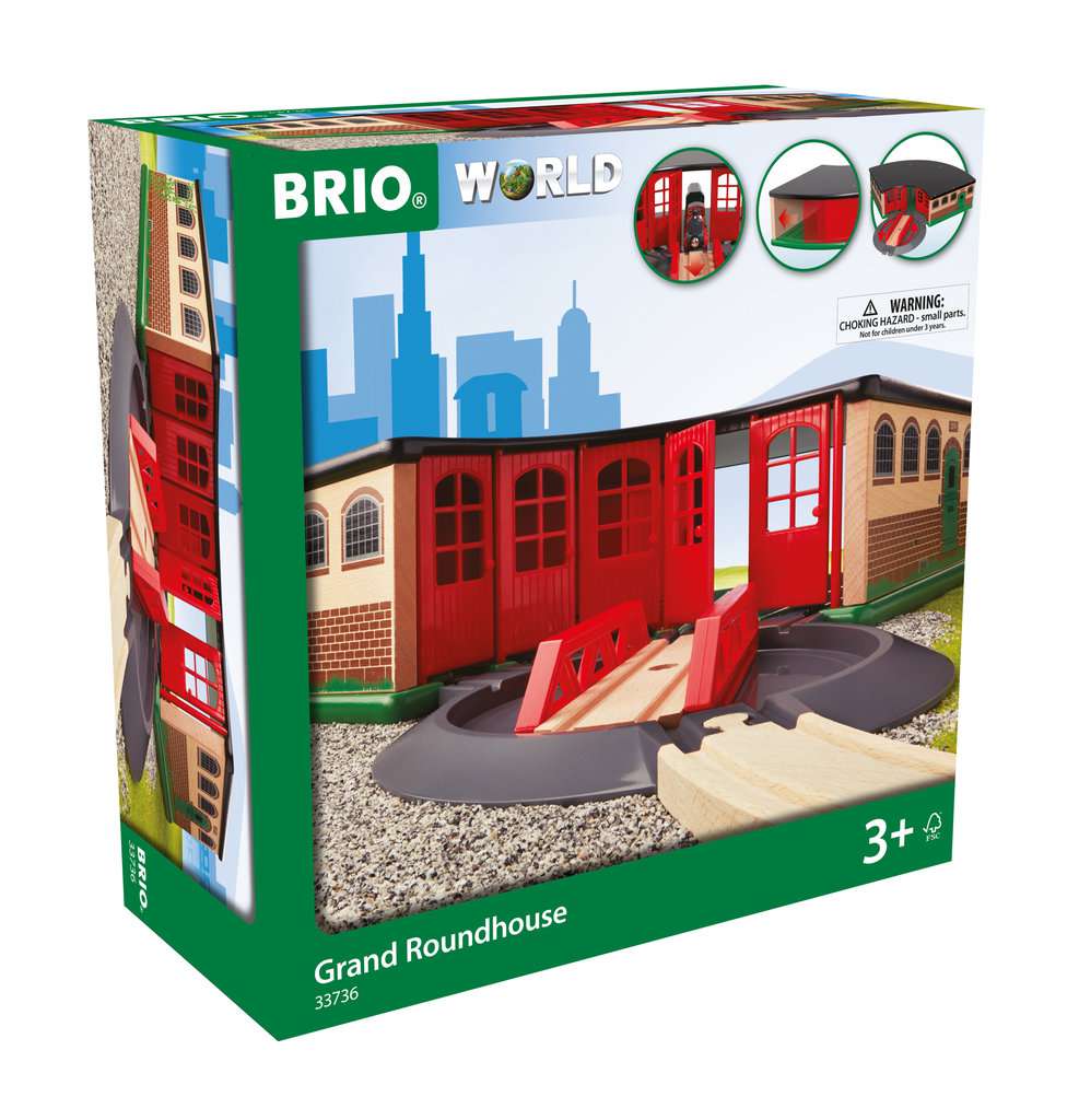 Brio Grosser Ringlokschuppen 33736 - Bild 2