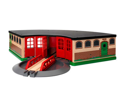 Brio Grosser Ringlokschuppen 33736