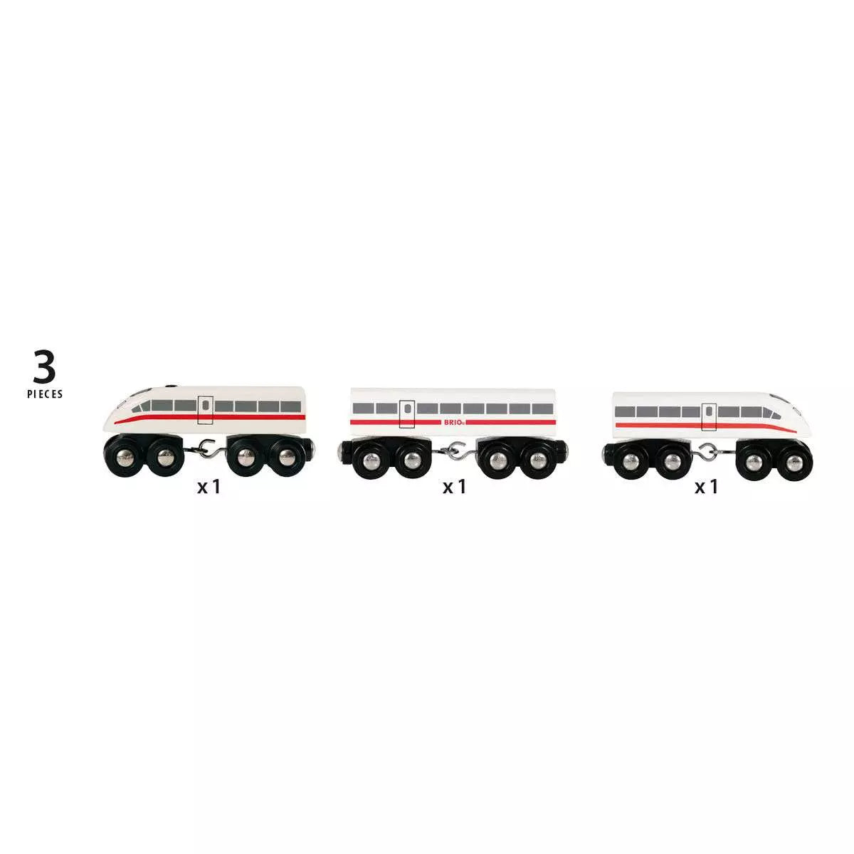 Brio Schnellzug mit Sound 3 teilig 33748 - Bild 4