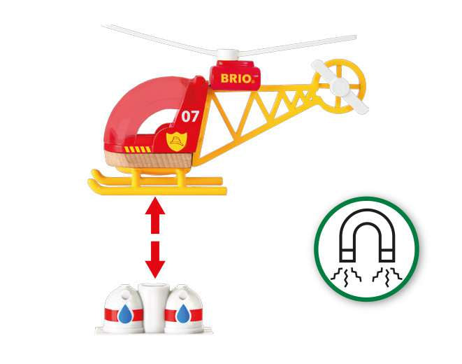 Brio Feuerwehr Hubschrauber 33797 - Bild 3