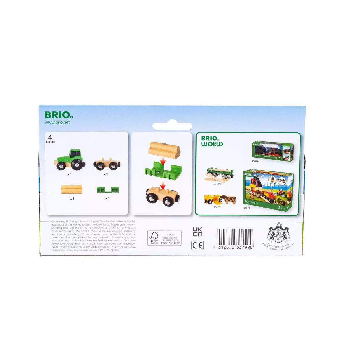 Brio Traktor mit Holz - Anhänger 33799 - Bild 3
