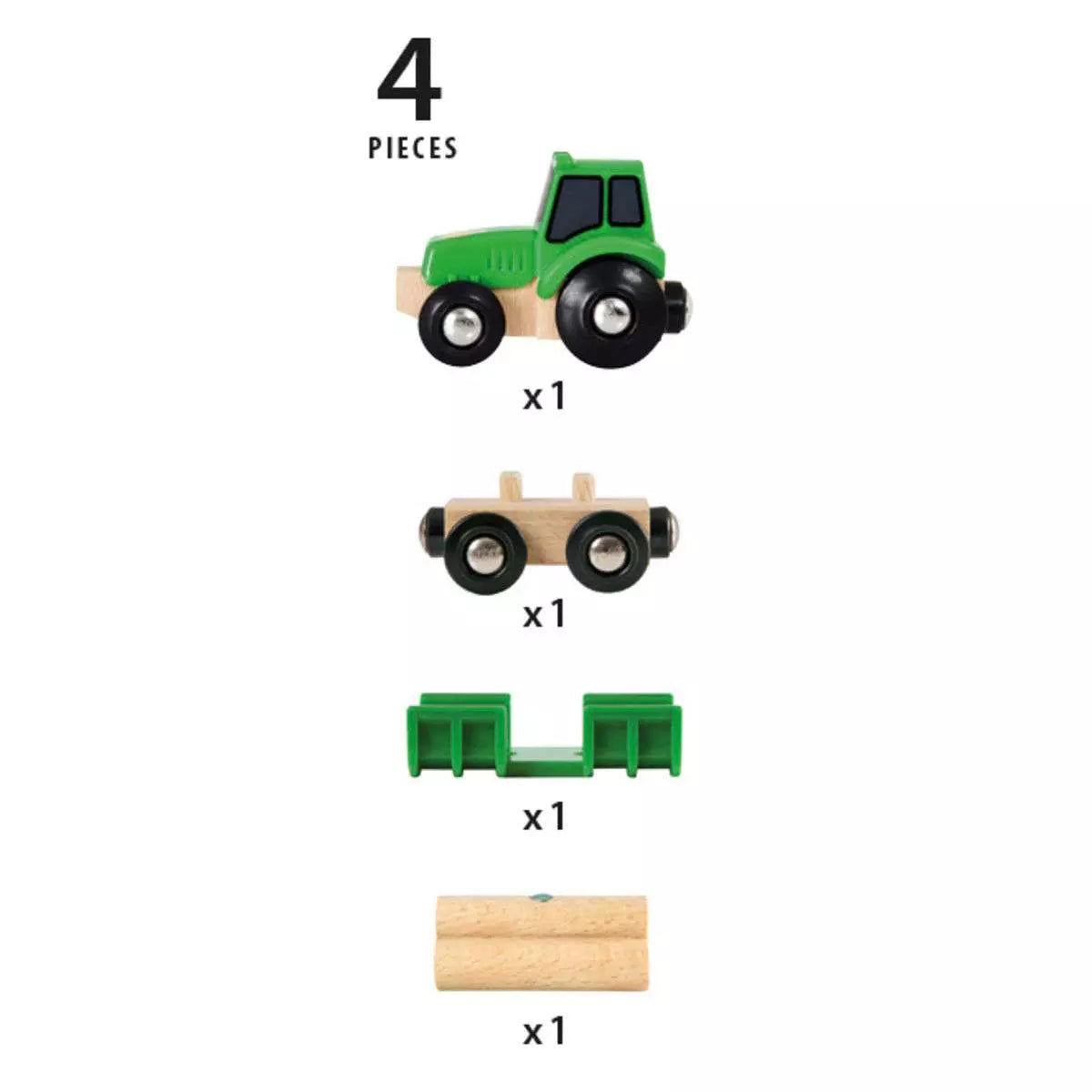 Brio Traktor mit Holz - Anhänger 33799 - Bild 4