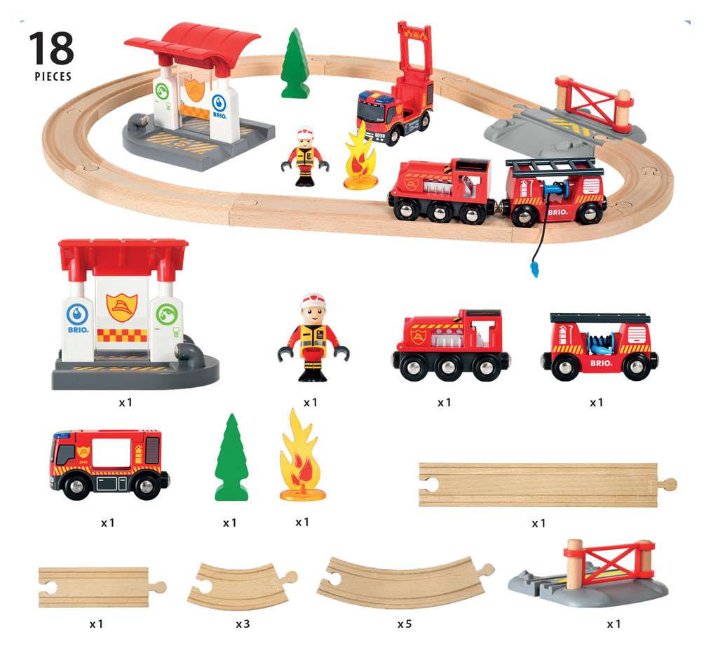 Brio Bahn Feuerwehr Set 33815 - Bild 4