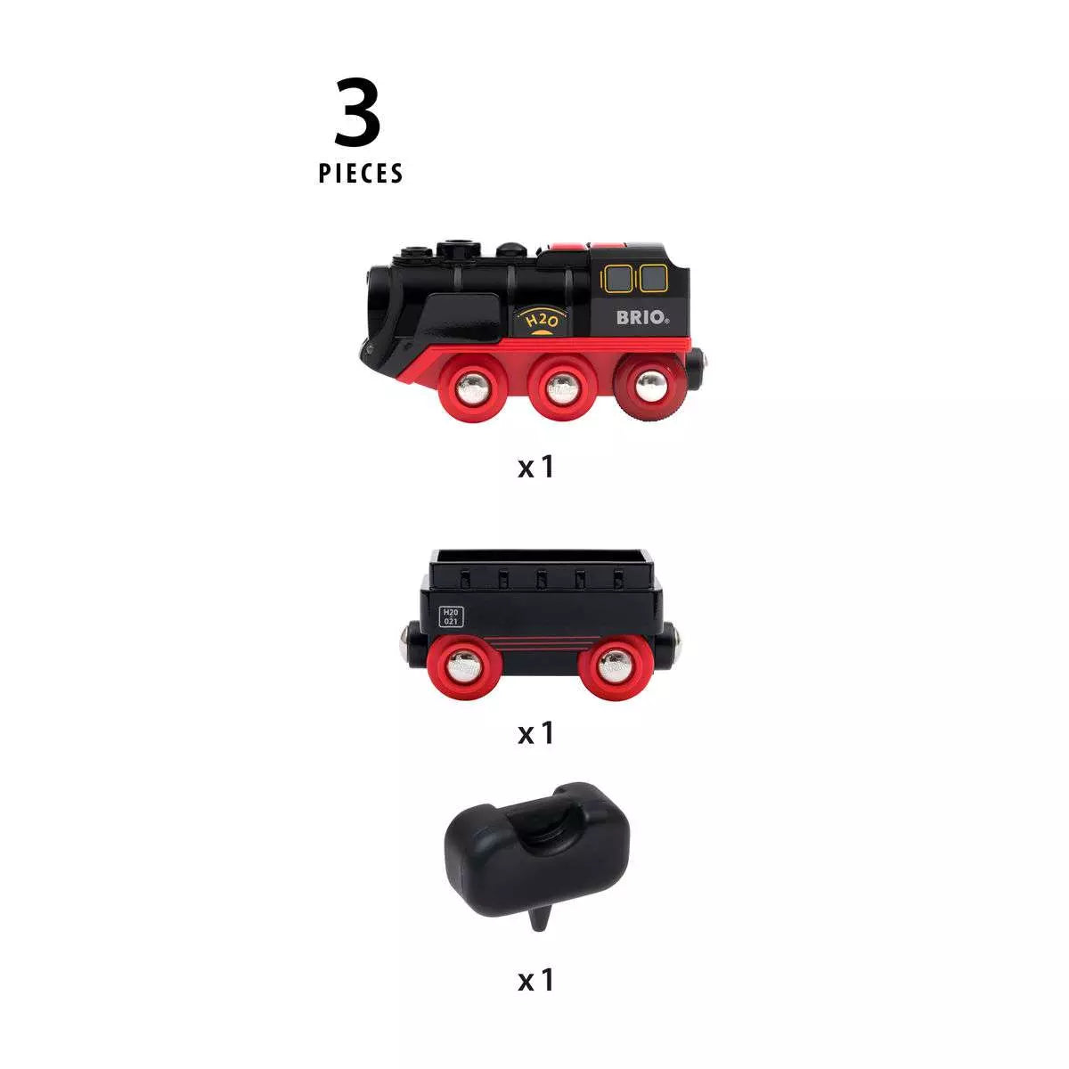 Brio Batterie-Dampflok mit Wassertank 33.884 - Bild 9