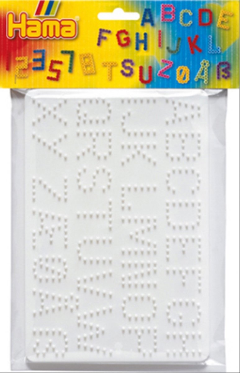 HAMA Bügelperlen Midi - Stiftplatten  - Buchstaben, Zahlen - Bild 1