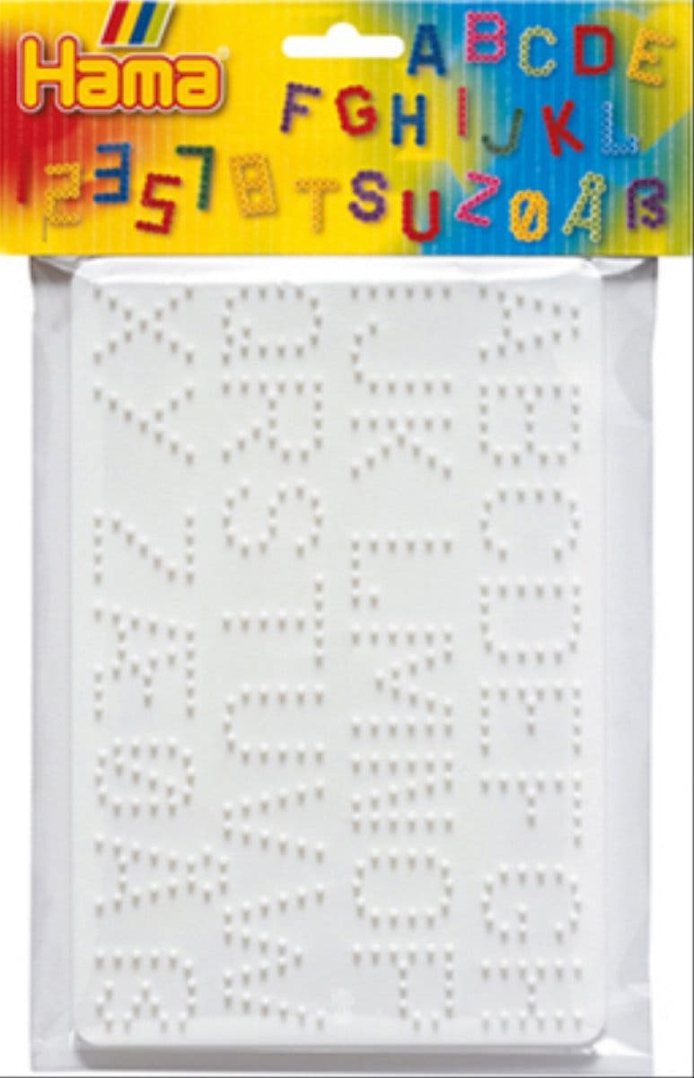 HAMA Bügelperlen Midi - Stiftplatten  - Buchstaben, Zahlen - Bild 1