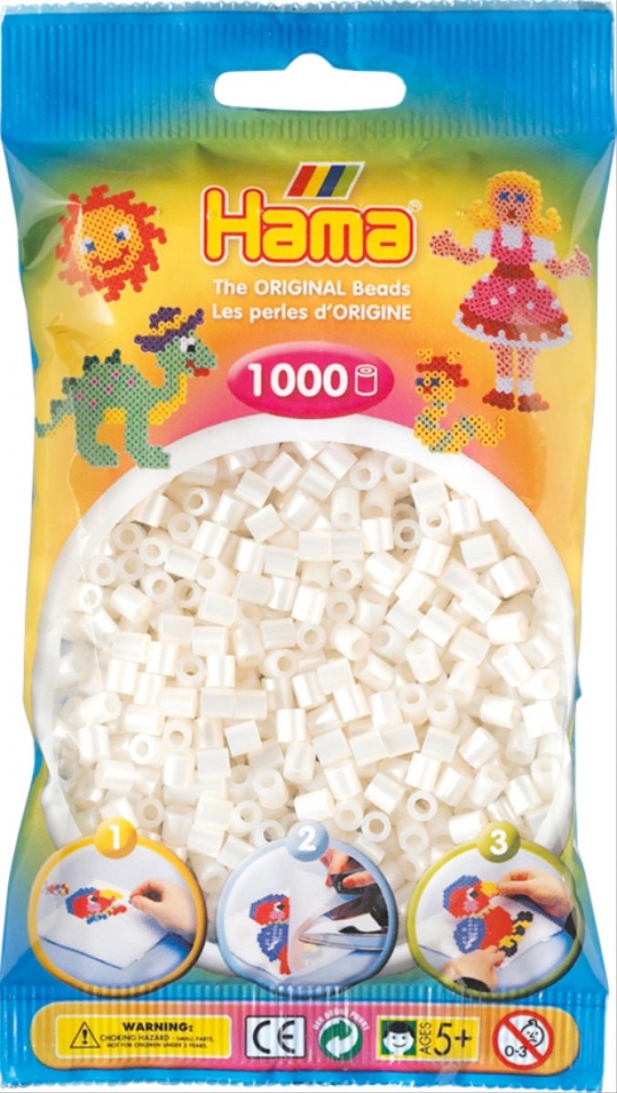 HAMA Bügelperlen Midi - Perlmutt 1000 Perlen - Bild 1