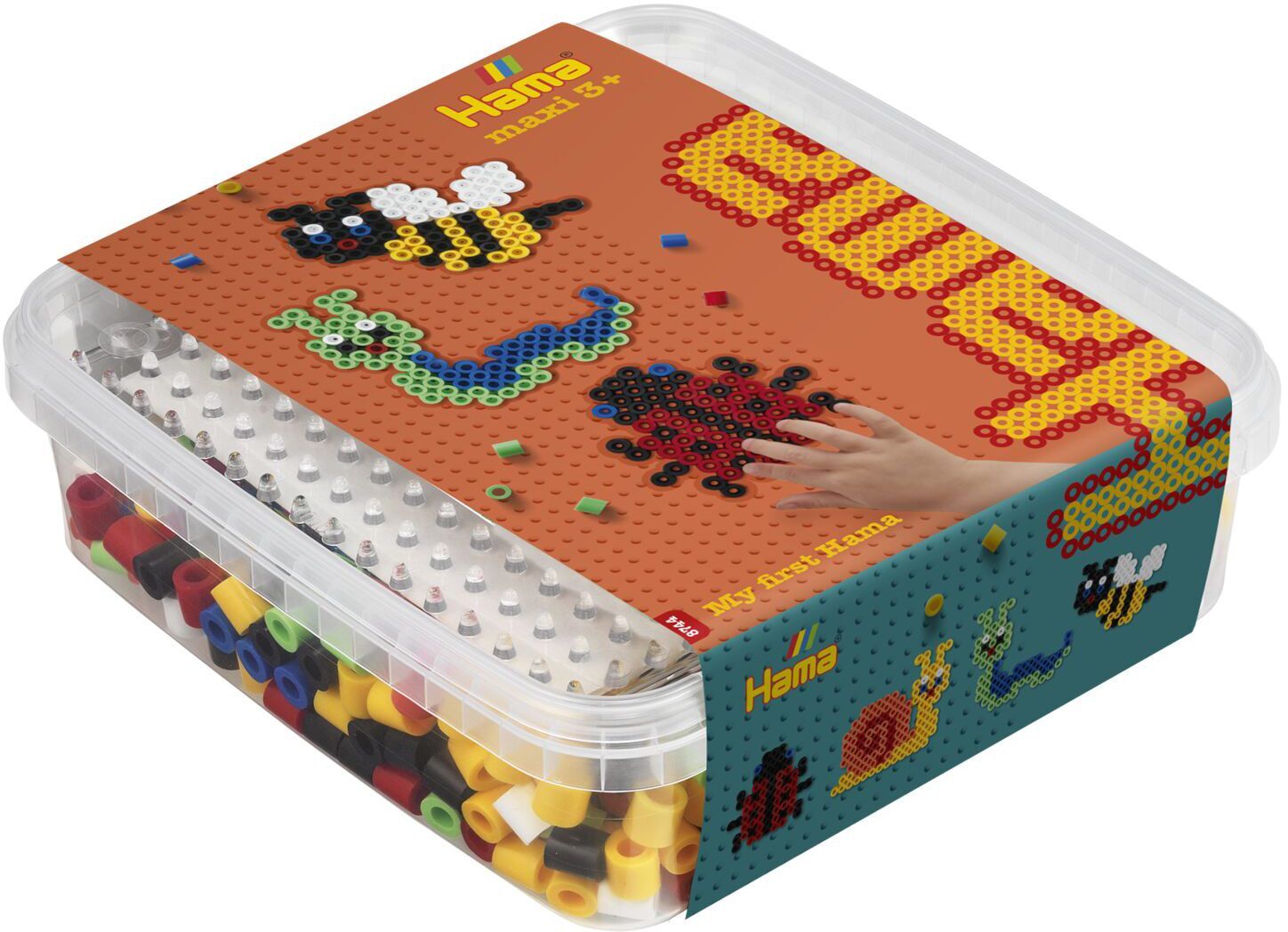 HAMA Maxi Perlen Dose 600 Garten - Bild 1