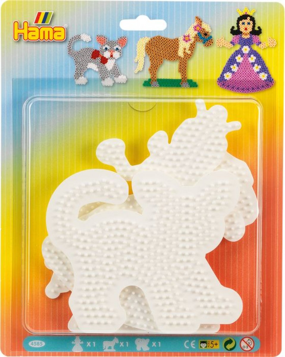 HAMA 3 Stiftplatten Katze/Pferd/Prinzessin - Bild 1