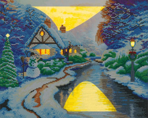 Crystal Art Christmas Evening 40 x 50cm