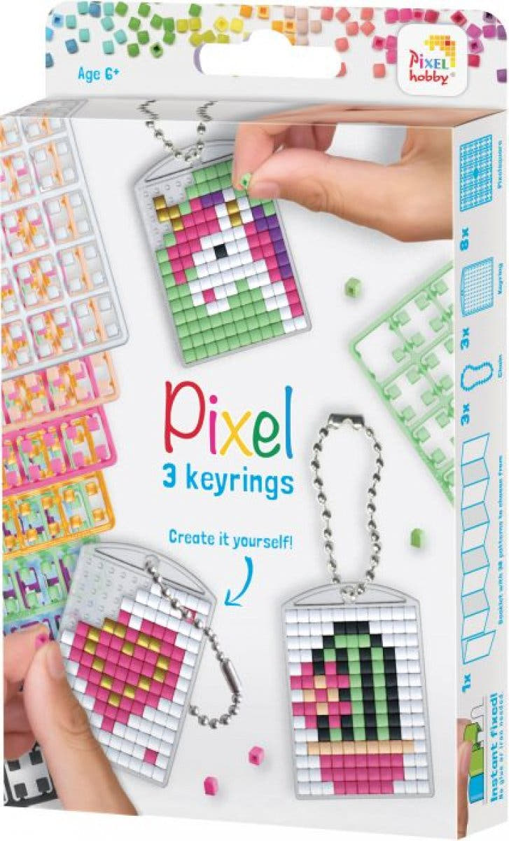 Pixel Medaillon Set Mädchen - Bild 1