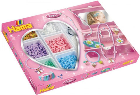 HAMA Kreativbox Schmuck pink 2400 Perlen