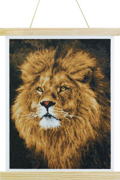 Crystal Art Scroll Löwe 35x45 cm - Bild 2