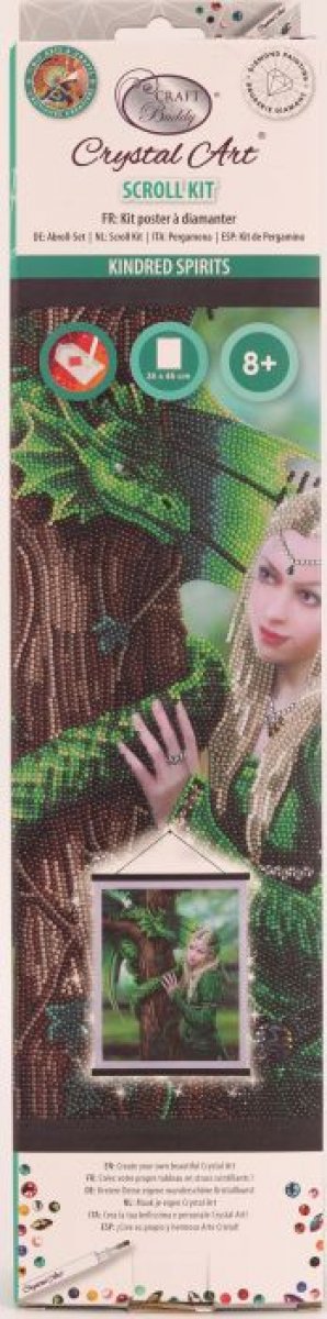 CRYSTAL ART Scroll Drachenfrau - Bild 1
