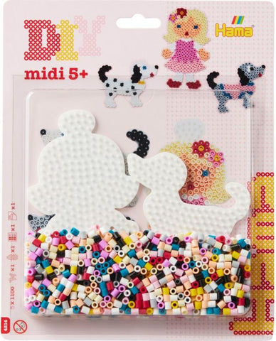 HAMA Mädchen und Hund