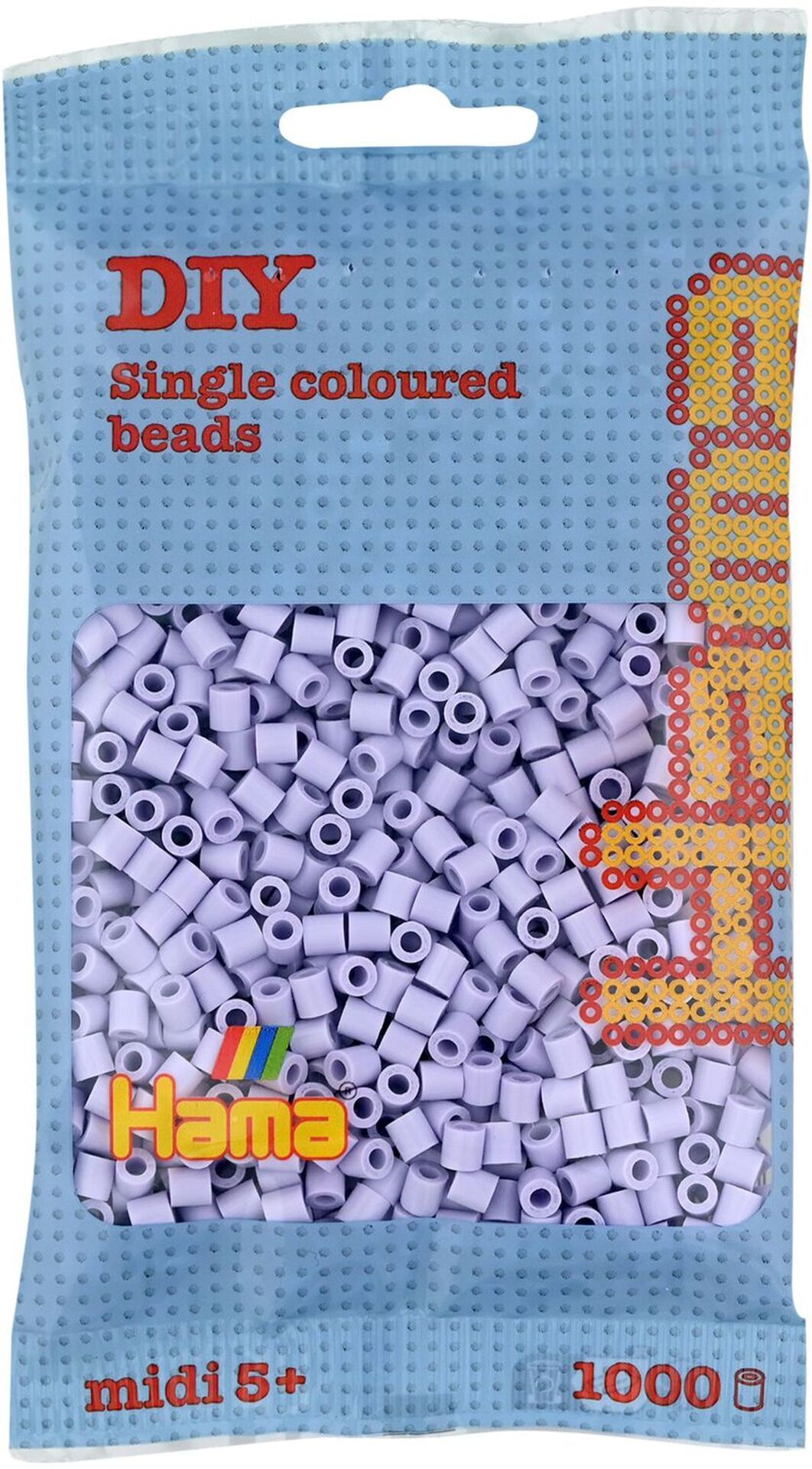 HAMA Beutel Heller Lavendel 1000 Perlen - Bild 1