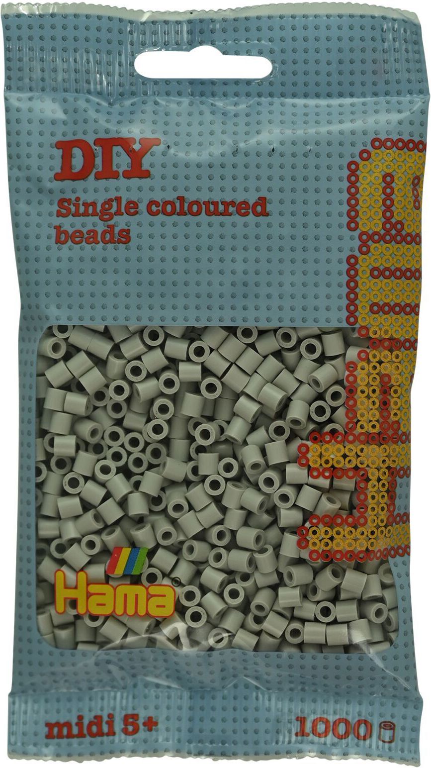 HAMA Bügelperlen Midi - Kieselgrau 1000 Perlen - Bild 1