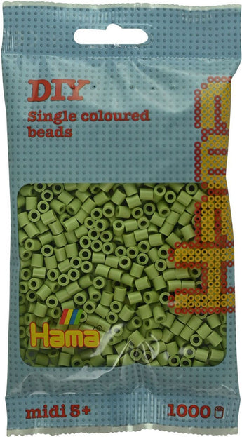 HAMA Bügelperlen Midi - Pastell Matcha 1000 Perlen