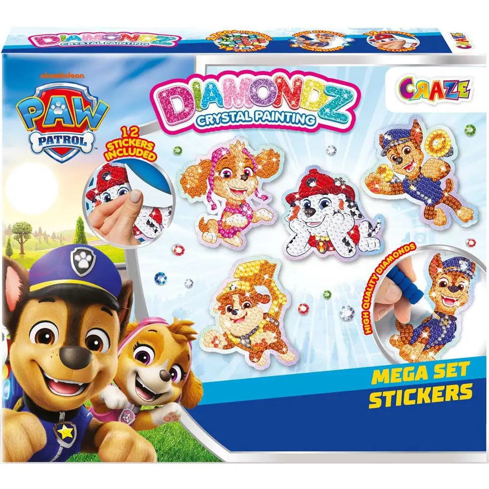 Craze Diamondz Paw Patrol Mega Set Sticker - Bild 1