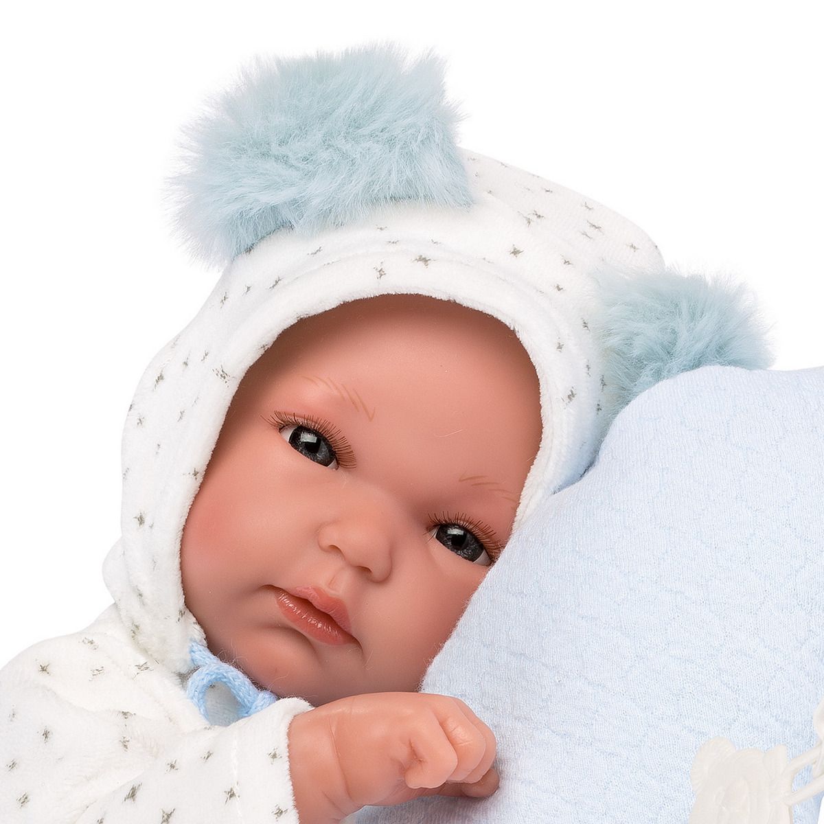 Llorens Babypuppe mit Schaukelzelt blau 35cm - Bild 3