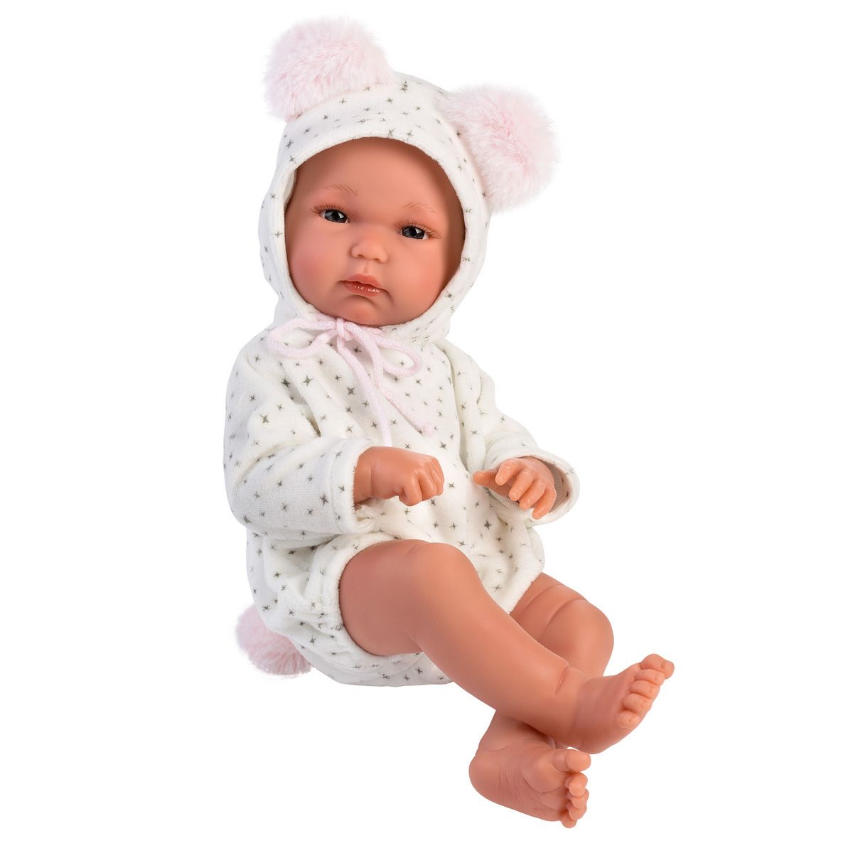 Llorens Babypuppe mit Schaukelzelt rosa 35cm - Bild 3