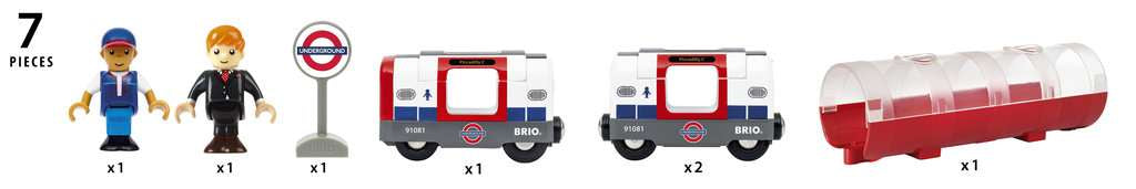 Brio Londoner U-Bahn Zug 36085 - Bild 9