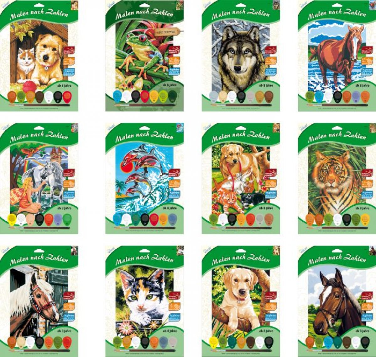 Malen nach Zahlen klein - 22,8 x 30,4 cm - Bild 1