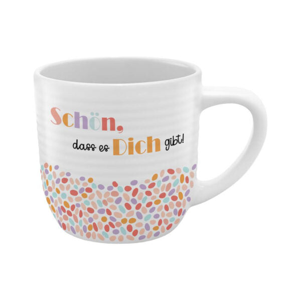 Tasse Rillen Schön, dass es dich gibt! - Bild 1