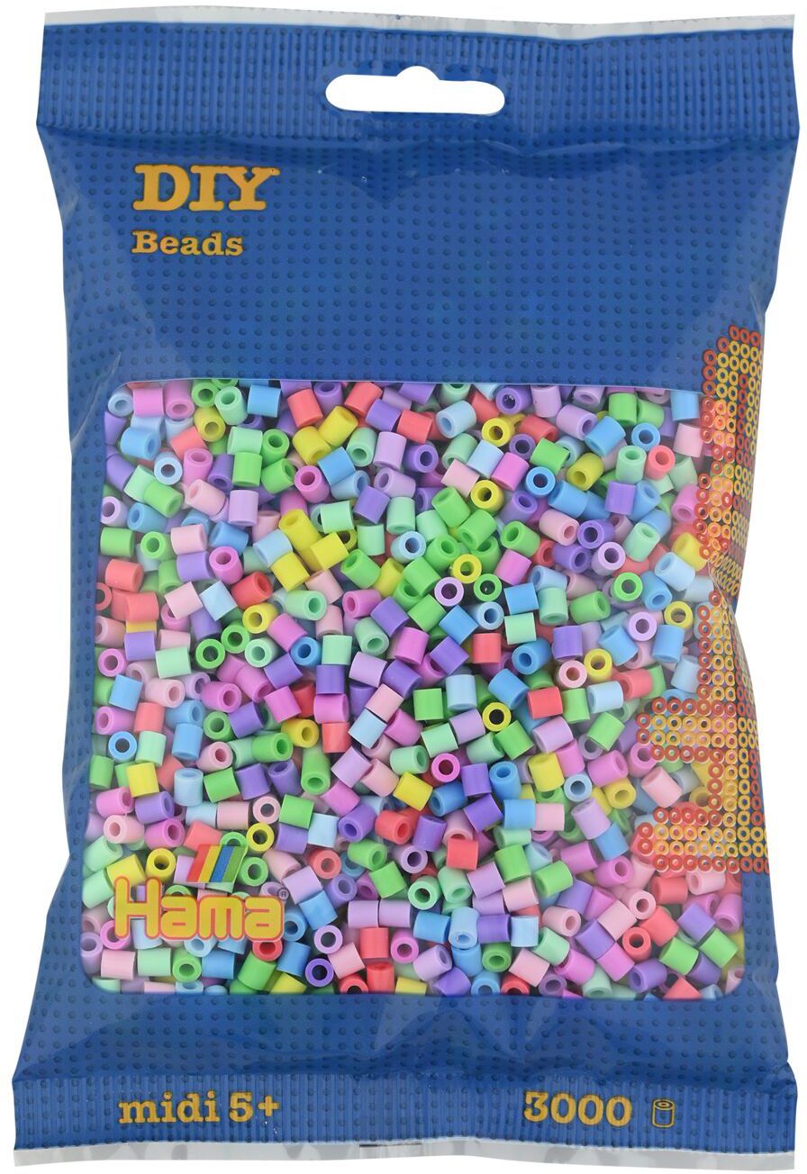 HAMA Bügelperlen 3000 pastell gemischt - Bild 1
