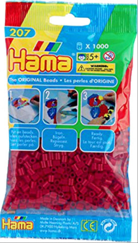 HAMA Bügelperlen Midi - Mittelrot 1000 Perlen