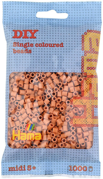 HAMA Perlen Beutel Hellbraun 1000