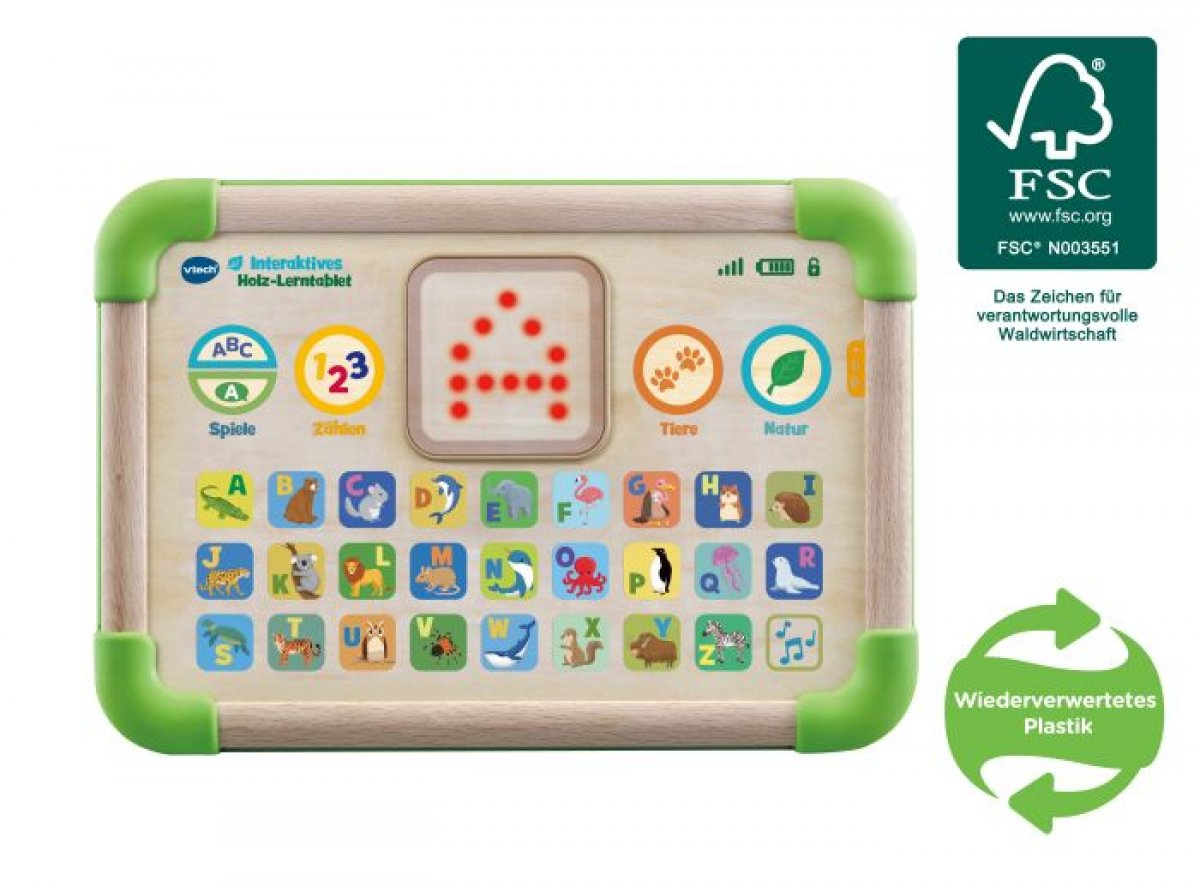 Vtech Interaktives Holz-Lerntablet - Bild 1