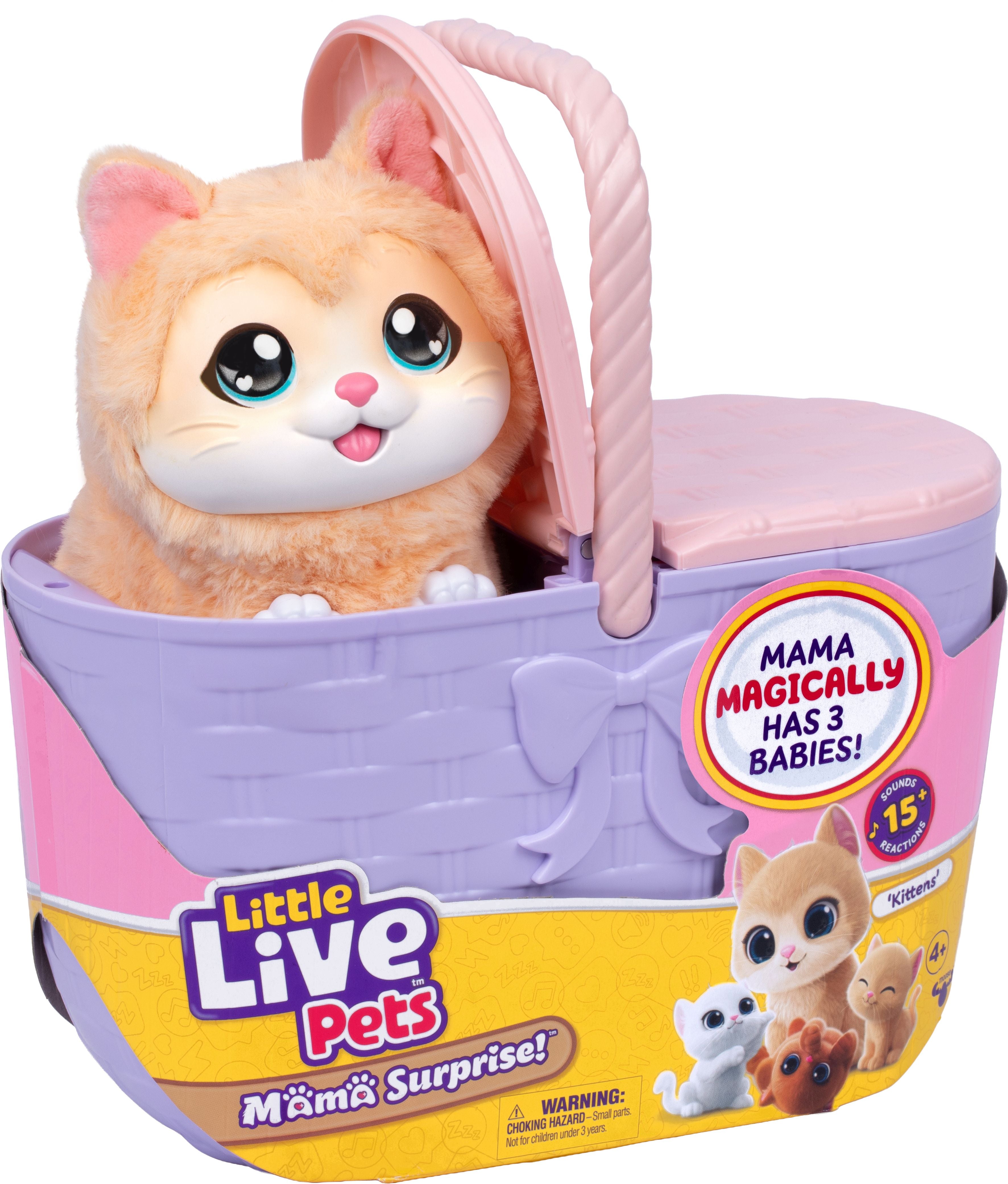 LITTLE LIVE PETS MAMA SURPRISE S7 Kätzchen Spielset - Bild 1