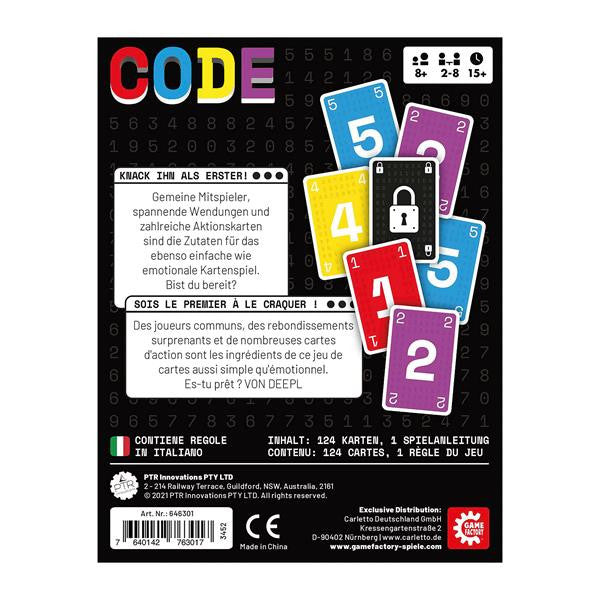 CODE Kartenspiel - Bild 2
