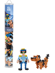 Tube Kreativ Bausteine Polizist 100 pcs