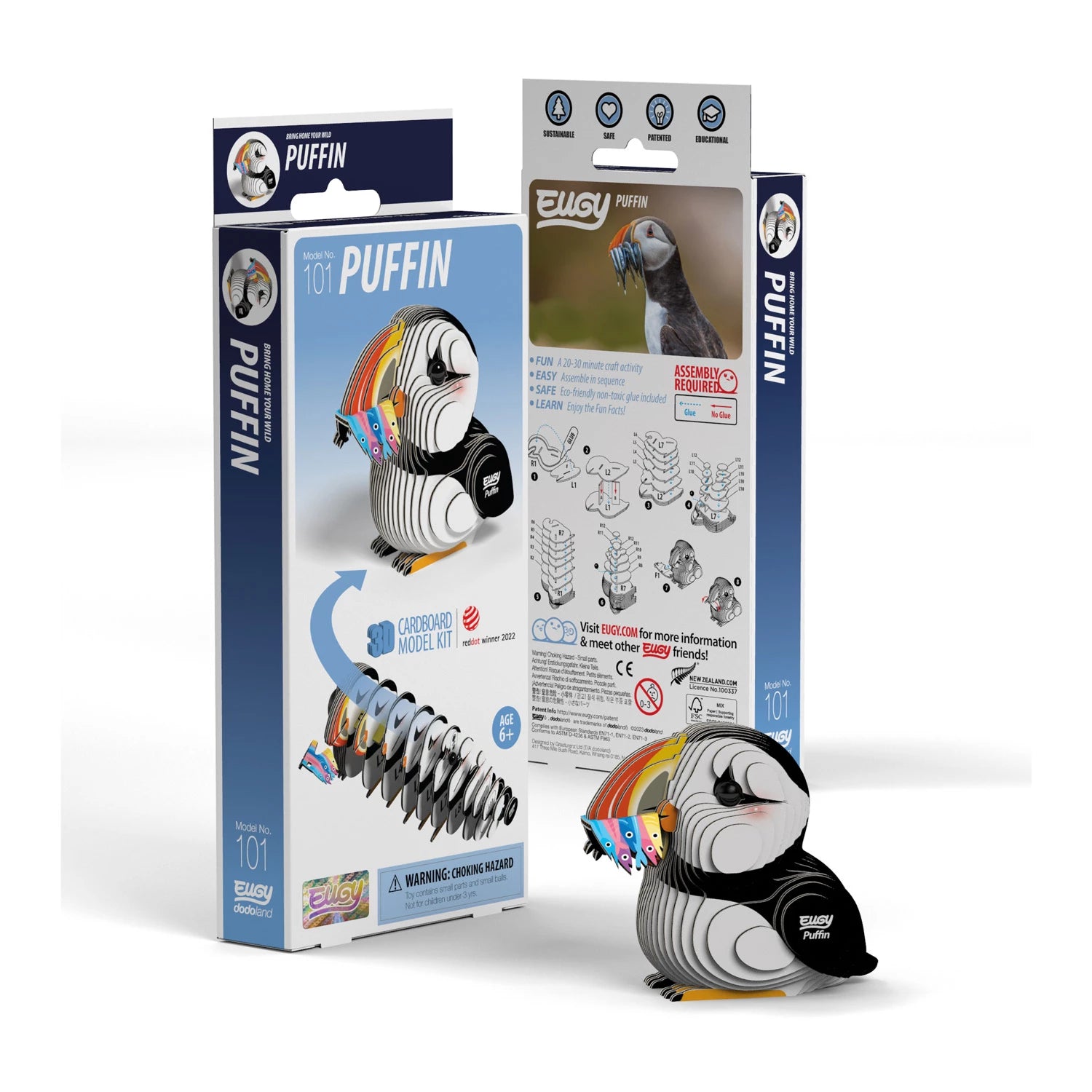 3D Bastelset  Papageientaucher - Bild 1