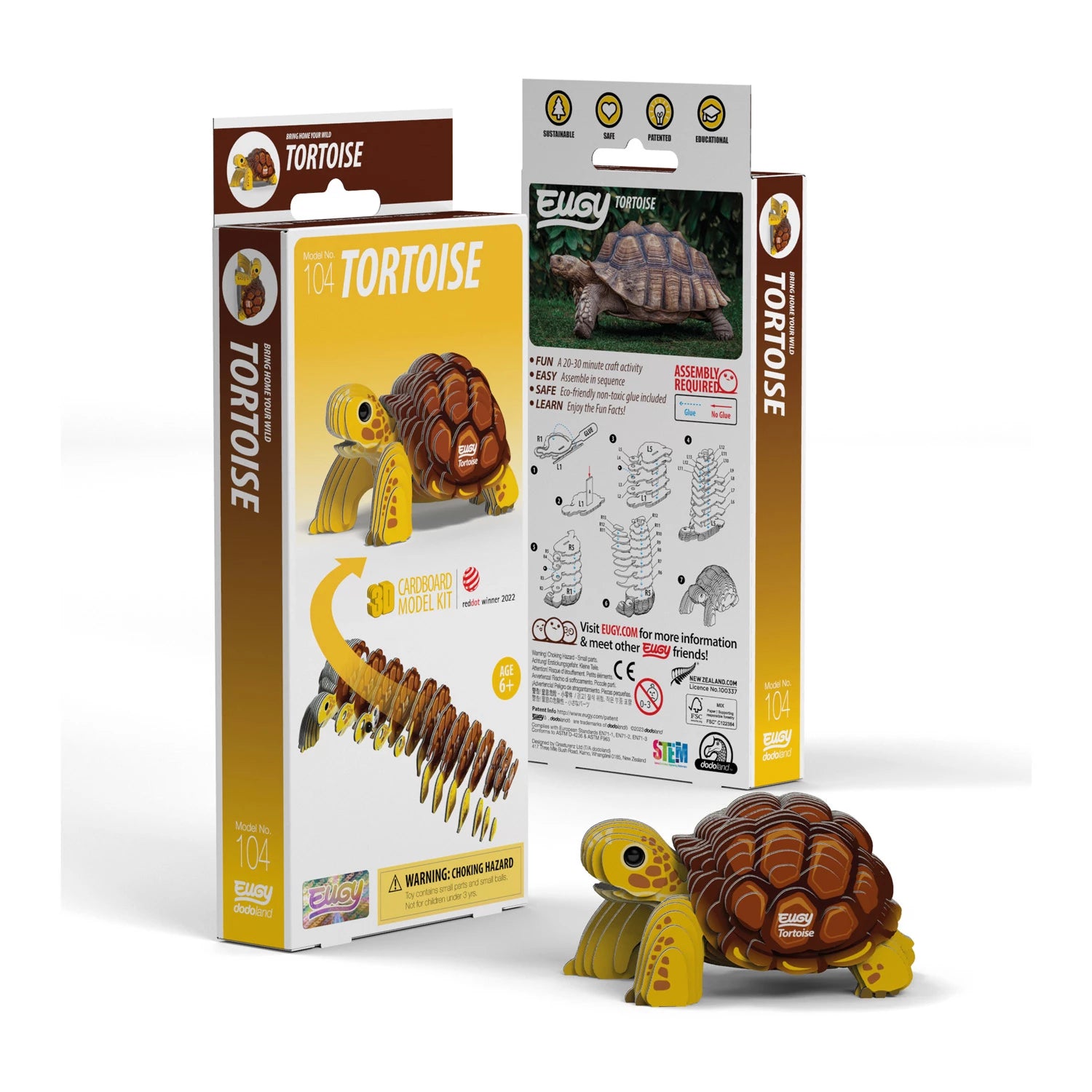 3D Bastelset  Landschildkröte - Bild 1