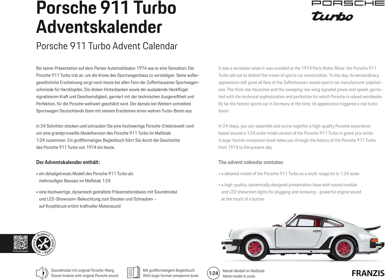 Adventskalender Porsche 911 Turbo 1:24 - Bild 8